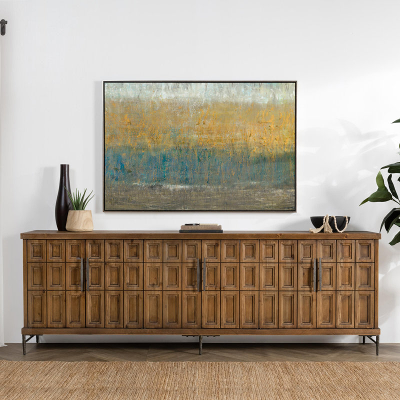 Willmark 106" Sideboard, Timeworn Black