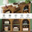 Table d'appoint rustique, table d'entrée pratique, console