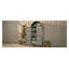 Armoire de rangement extérieure arquée de 72 po avec tablettes réglables K&K