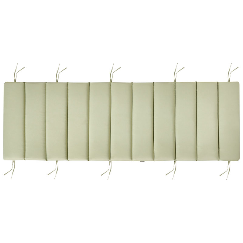 Sun Lounger Pad Cushion BRESCIA PREMIUM 180 x 60 cm, Light Green