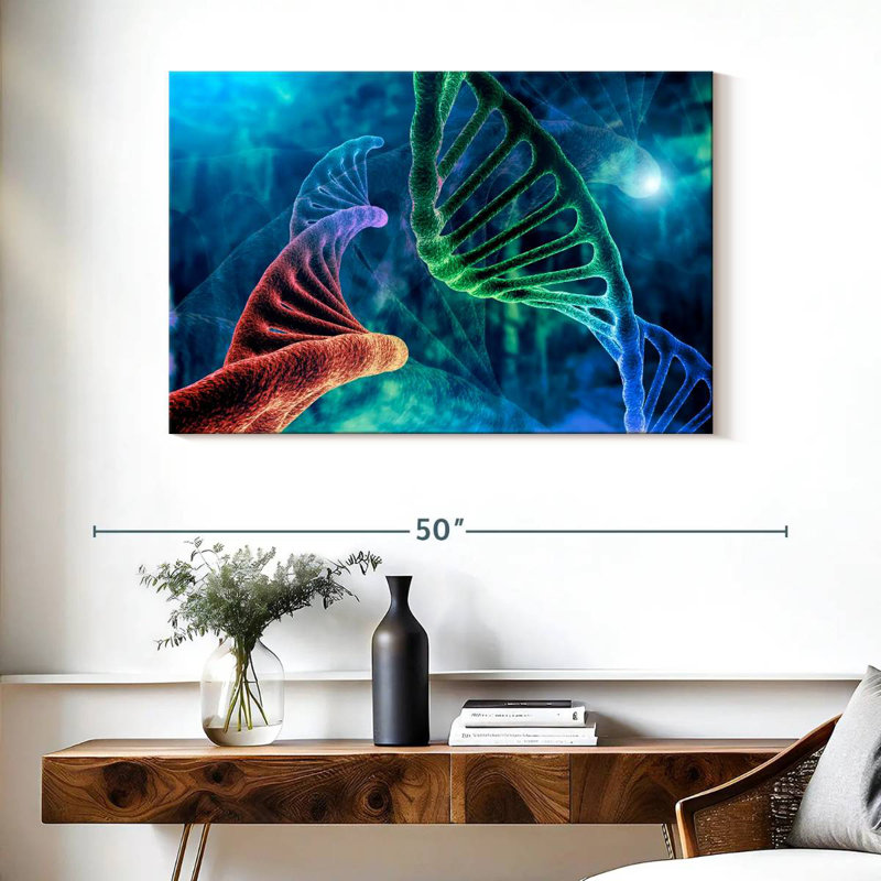 Keiri Two DNA Strands, 26" H x 39" W