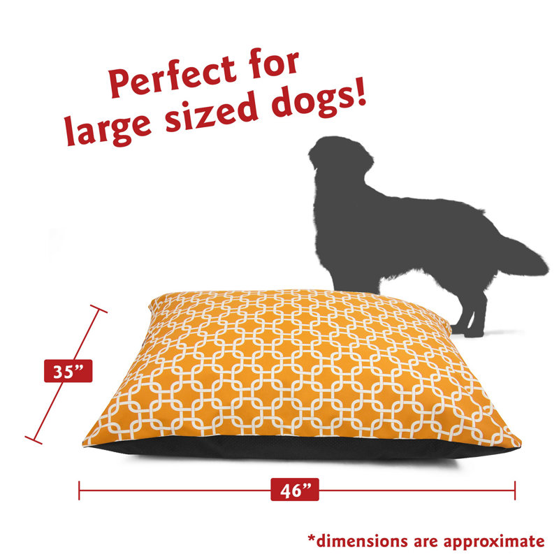 Coussin Super Value, Jaune, Grand (l 46 po x P 35 po x H 7 po)