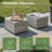 Ignatz 4 Person Patio Conversation Sets with Cushions-93645773-93091997