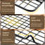 Grille de refroidissement empilable 3 pièces - grille de 16 po x 10 po, grilles de cuisson en acier inoxydable robustes, grilles de refroidissement pour la cuisson et la cuisson de biscuits à pizza, allant au four et au lave-vaisselle