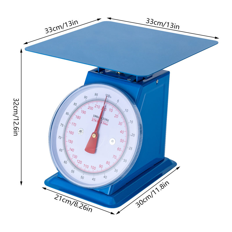 SUNYOU 220-LBS Industrial Dial Scale- Heavy Duty Portion-Control Mechanical Dial Scale