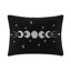 Édredon simple / simple TG en velours - noir, matelassé losangé, lavable à la machine avec coussin, lavable, jeté-129906250-129906252