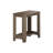 Transitional Family Room End Table - Dark Taupe Laminate Finish For Living Room, Bedroom, Den