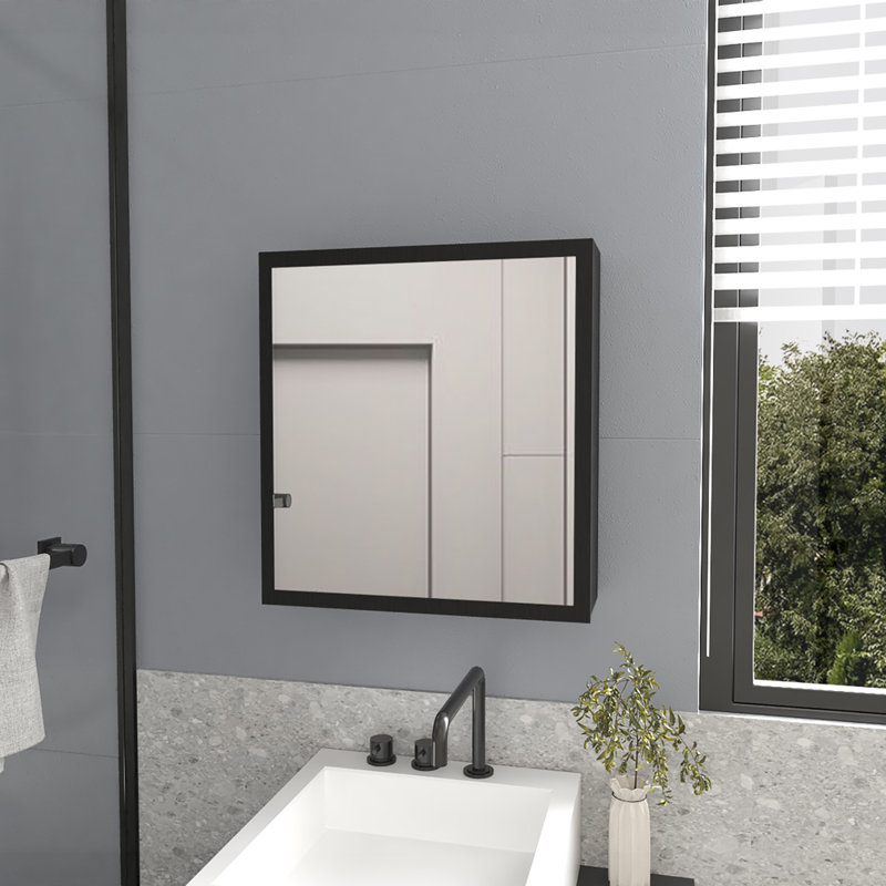 Medicine Cabinet Kelsie, Bathroom, Matte Black