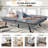 Convertible Futon Sofa, 71'' Compact Loveseat, Small-Space Hero, All-Scene Comfort Pal-524735573