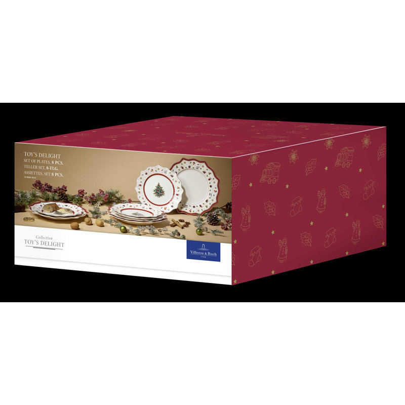 Toys Delight 8 Piece Dinnerware Set, Service for 4