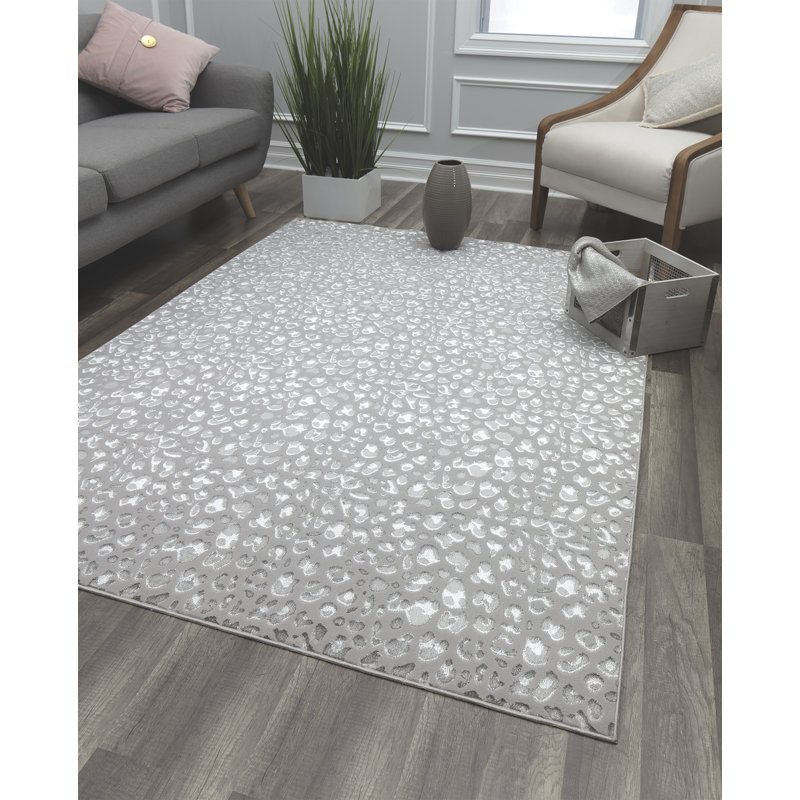 Tapis gris Camden Hazel, Rectangulaire 8 pi x 10 pi