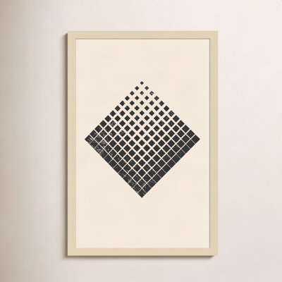 Minimal Halftone Shapes No. 3 Print