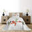 Farmhouse / Country Polyester Floral Coverlet