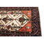 Tapis de couloir brun foncé unique en laine noué à la main 3 pi 3 po x 10 pi années 1970 Hamedan