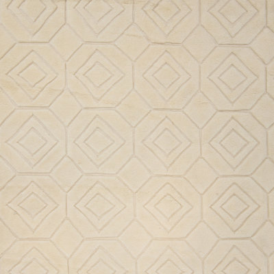 White Moroccan Wool Rug