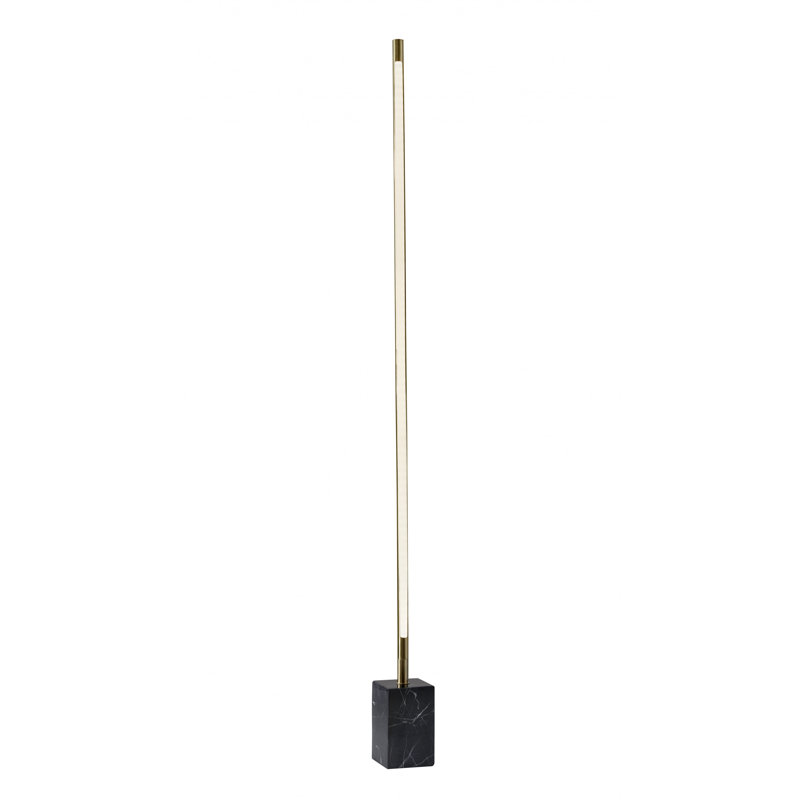 Lampe sur pied à DEL 65 po Astala, Noir