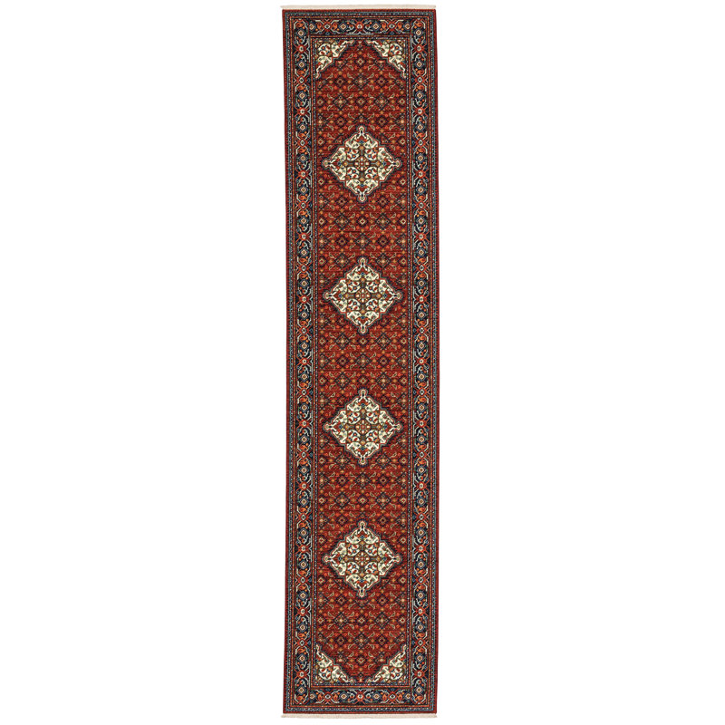 Collinsville Performance Oriental Indoor Rug, Runner 2'6" x 12'