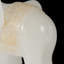 Ensemble de 6 figurines d'éléphant à aspect jade blanc avec motifs dorés - Statues d'animaux Lucky Feng Shui-1832359970