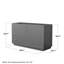 Base de meuble-lavabo simple 59,25 po Icon et miroir seulement-73102816