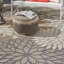 Tapis floral intérieur / extérieur Gean-907786005