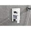 Robinet de pomme de douche de salle de bain de luxe - Pluie de pluie murale avec buse nettoyable et laiton, compatible avec tous les bras standard autonettoyants, laiton