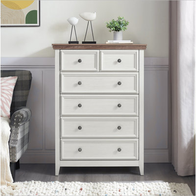 Commode moderne à 6 tiroirs, commode à tiroirs et rangement à vêtements pour le salon