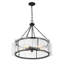 Hubbs 5 lumières Genry en noir mat Genry-86792538