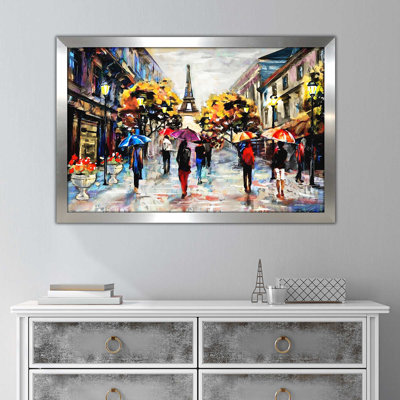 «Paris Streets», reproduction encadrée