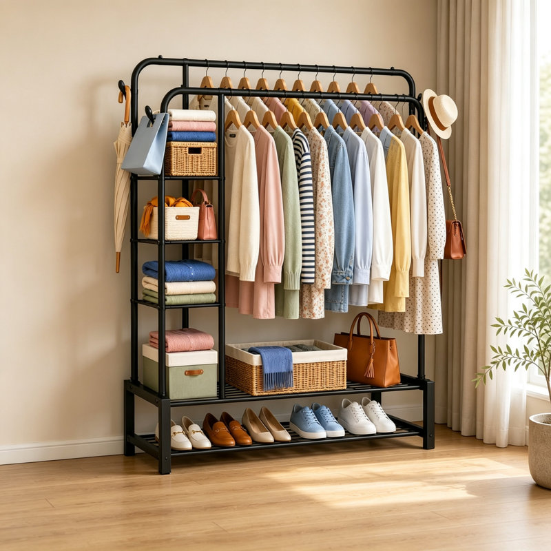 115 cm Clothes Rack