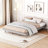 Modern Floating Platform Bed Frame-62335164-62335111