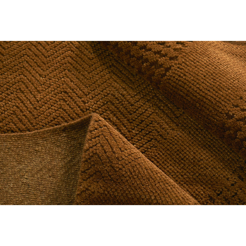 New Textures Collection Handmade Wool Area Rug, Rectangle 10' x 14'