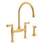 Georgian Era™ Bridge Faucet with Side Spray-57626579