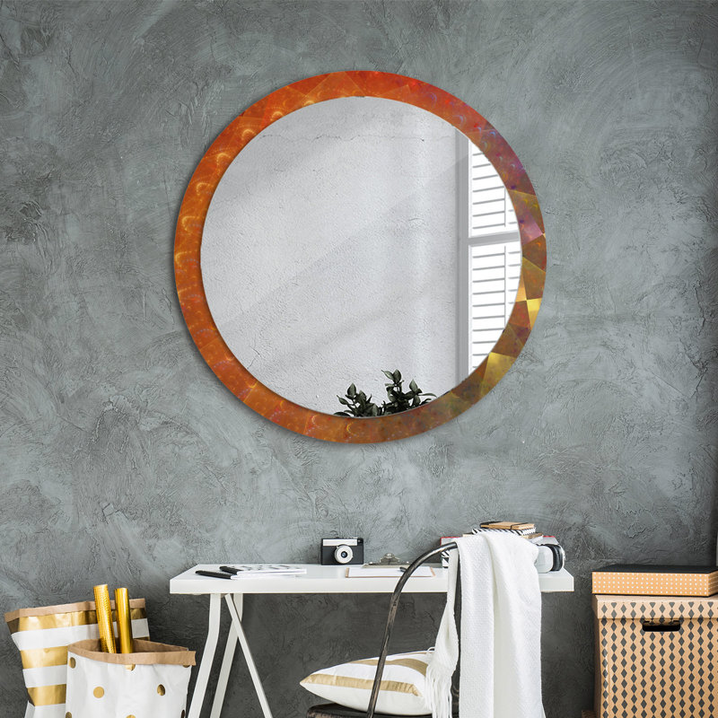 Huldar Glass Flat Wall Mirror