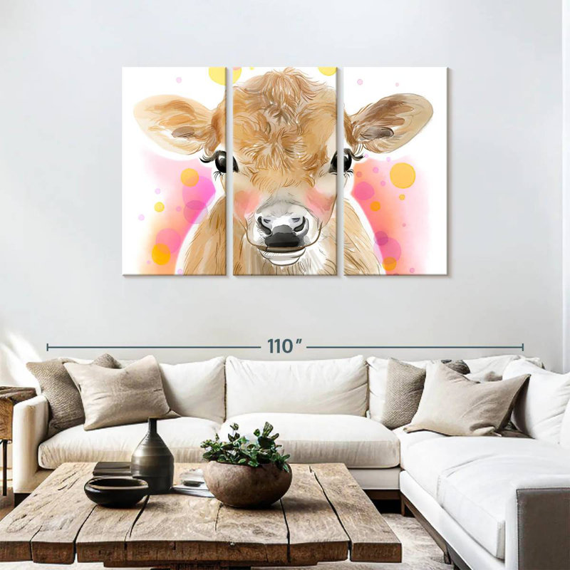 Vache Brampt, H 48 po x l 74 po