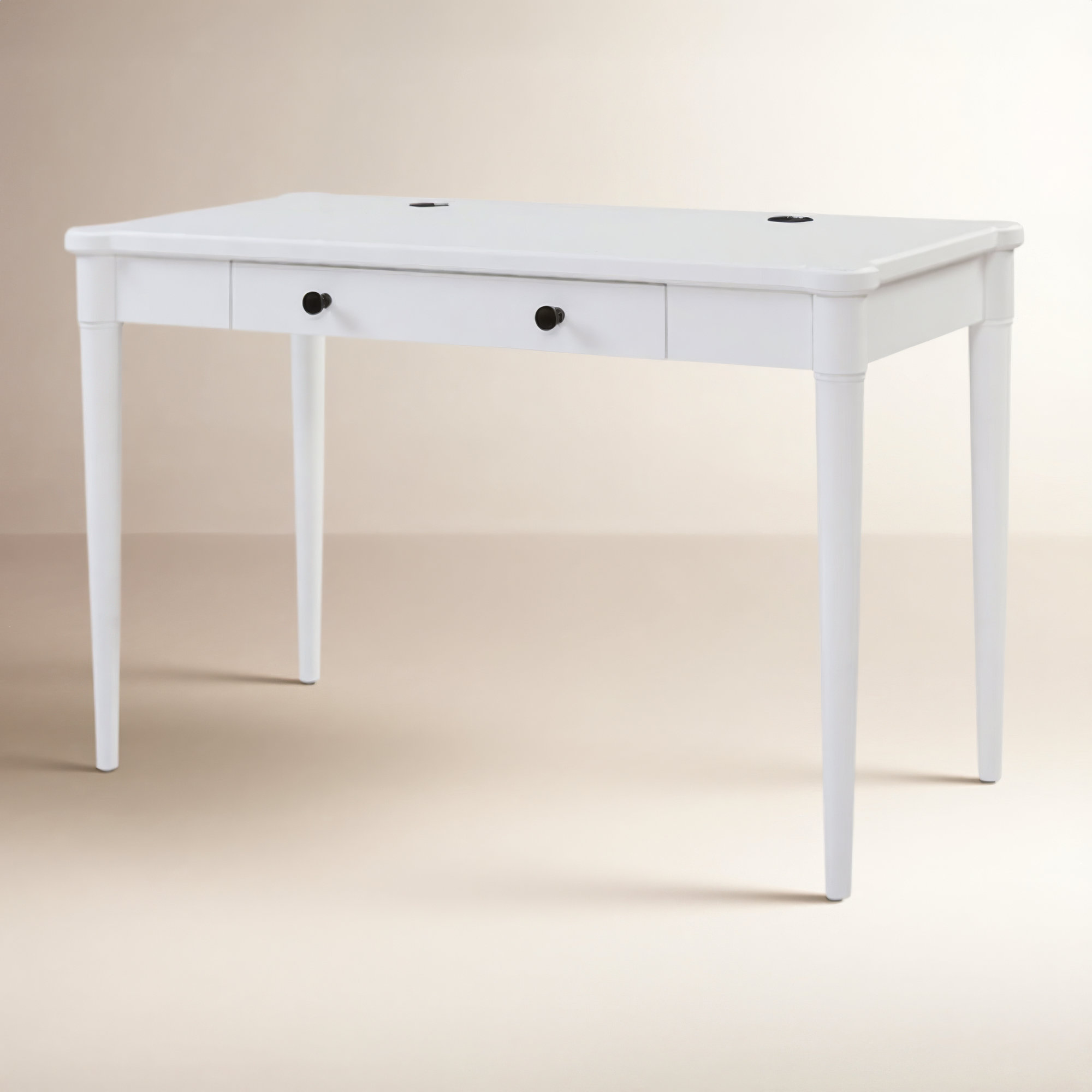 Dana 48" W Writing Desk, White