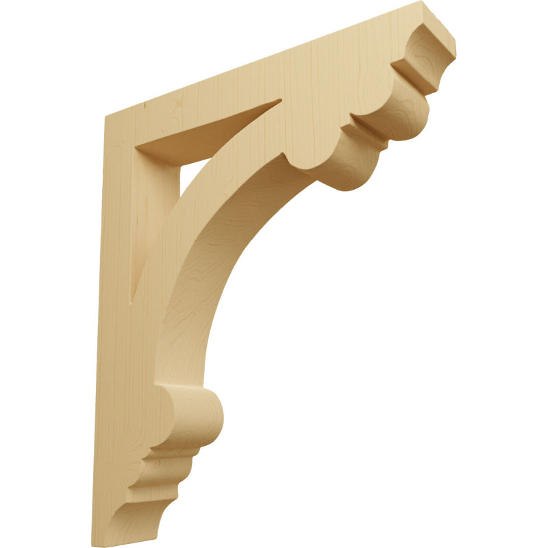 Corbeau Ellis Wood, Alder, H 9 po x l 1,5 po x P 7,5 po