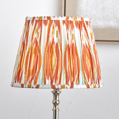 Pleated Cotton Cylinder Shade