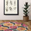 Tapis tressé Blossom Riot-227681163