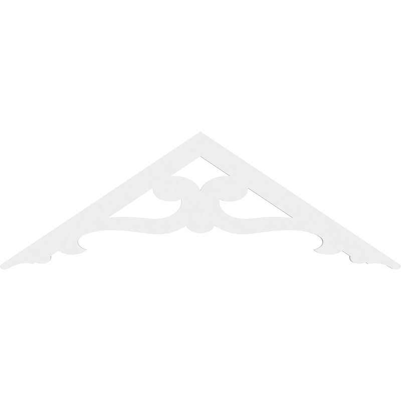 Pignon en PVC de qualité architecturale Brontes, H 24 po x l 72 po x P 1 po, 8 / 12