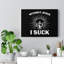 Without Jesus, I Suck - Wrapped Canvas Print-1069437013