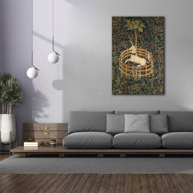 Epic Graffiti 'The Unicorn In Captivity' by Unknow " The Unicorn In Captivity " Print