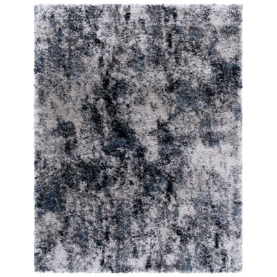 Cloud Shag Performance Abstract Rug