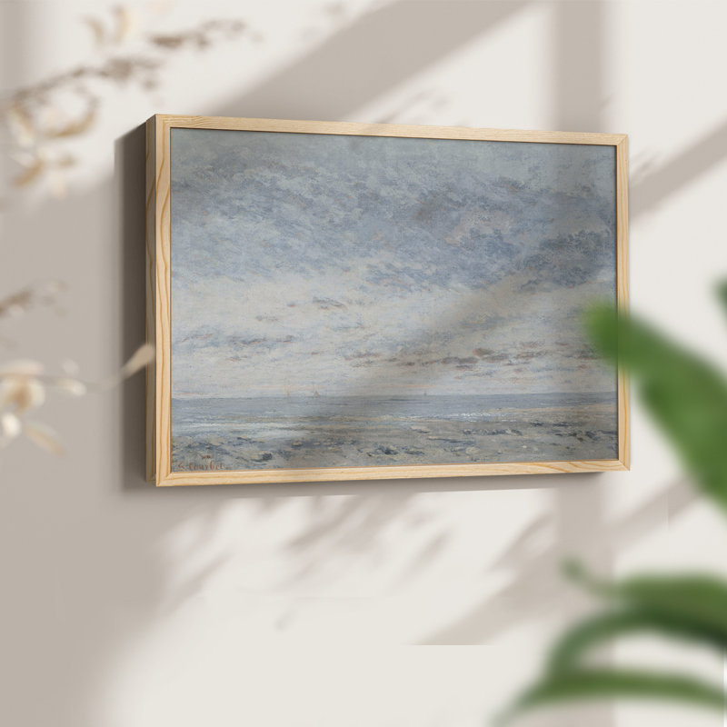 Paysages rétro - DCCLXVII - Reproduction encadrée - Restickable, H 11 po x l 14 po, Naturel