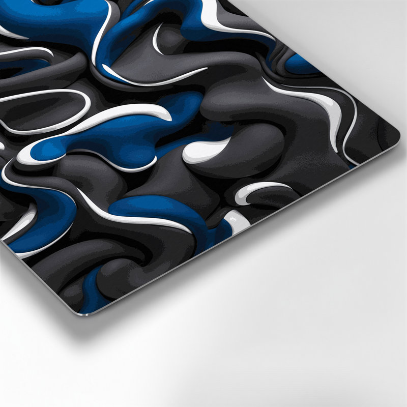 Art mural Biomorphic Abstraction 39, H 11 po x l 14 po