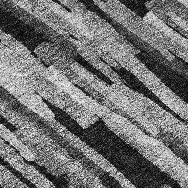 Marrah Gray Washable Indoor-Outdoor Rug - , 5' x 7'6"