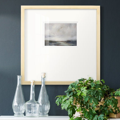 Toile tendue avec châssis de qualité supérieure Light Effect VII V1 - prête à être accrochée