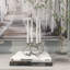 5.6" Aluminum Tabletop Candelabra-2036303062