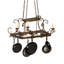Caiden Handcrafted 6 Light Pot Rack