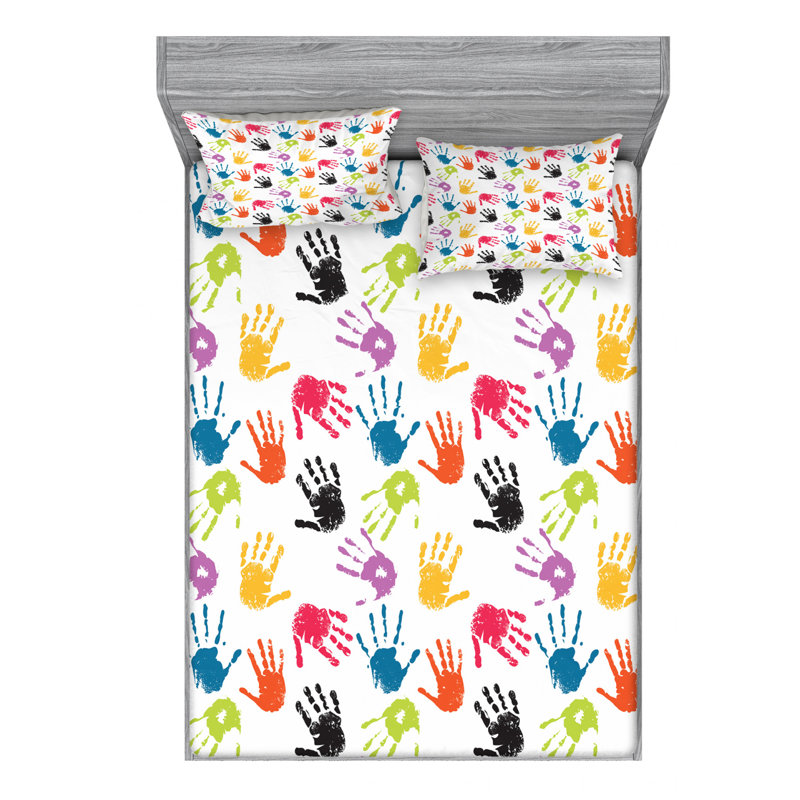 Microfiber Sheet Set, Full Sheet Set with Fitted Sheet