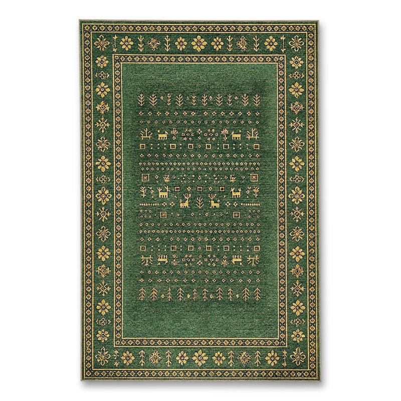 Tapis beige tissé traditionnel Mosso, 3'3" x 9'10"